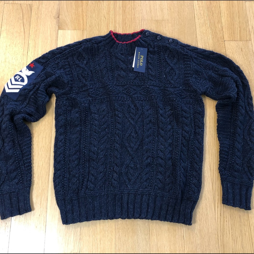 Polo Ralph Lauren “Newport” Cable Knit Sweater